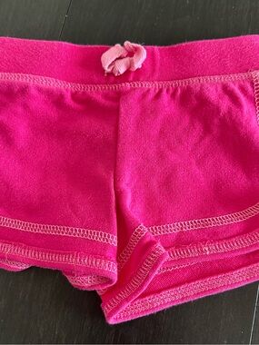 Amy Coe Hot Pink Girls' Stretch Knit Shorts